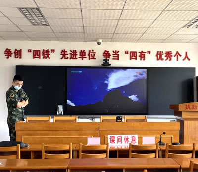 許昌某武警總隊(duì)納米智慧黑板